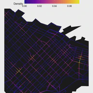 Kernel Density Estimation of Point Processes in Network Space in R