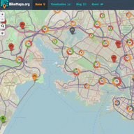 Comparing Crowdsourced Near-Miss and Collision Cycling Data and Official Bike Safety Reporting