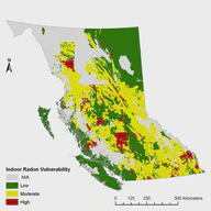 A geospatial approach to the prediction of indoor radon vulnerability in British Columbia, Canada